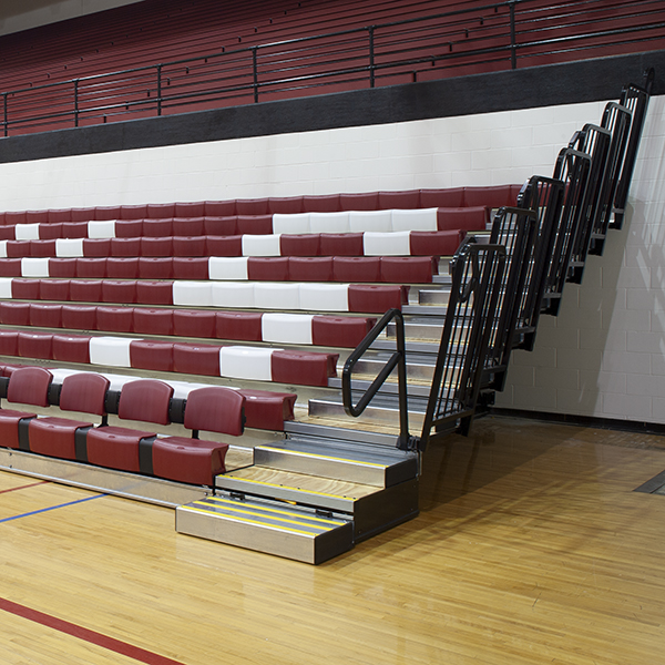 MAXAM - Telescopic Bleachers by Hussey Seating Company