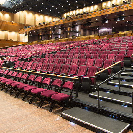 MXP - Telescopic Bleacher System by Hussey Seating Company