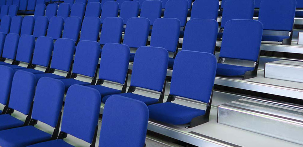 Premia - Telescopic Seating by Hussey Seating Company