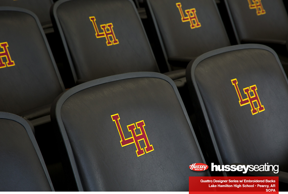 Quattro Designer chairs with embroidered logo