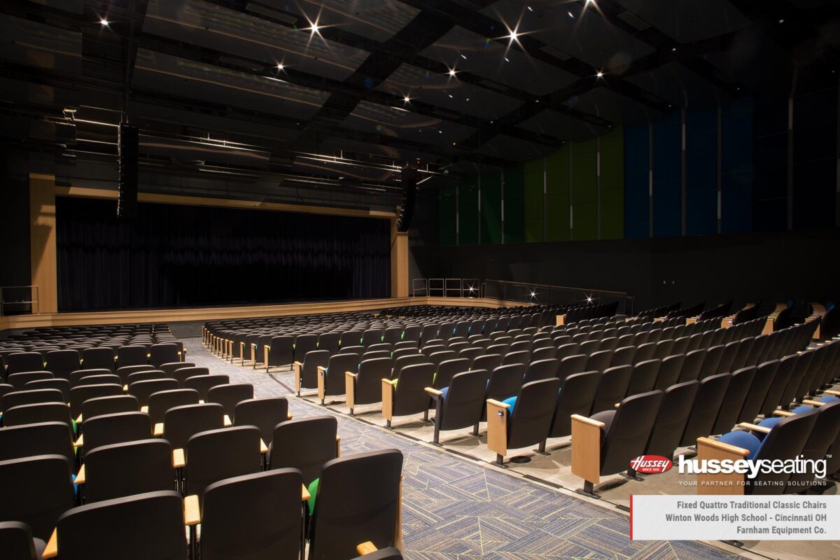 Fixed Quattro Traditional auditorium chairs